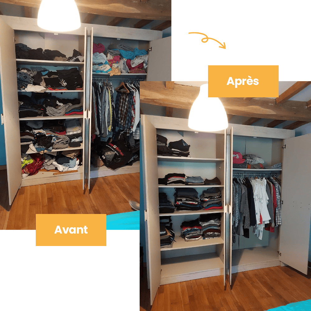 Dressing avant après